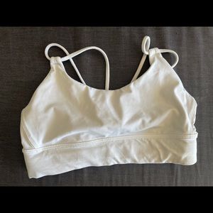 Lululemon white sports bra size 6